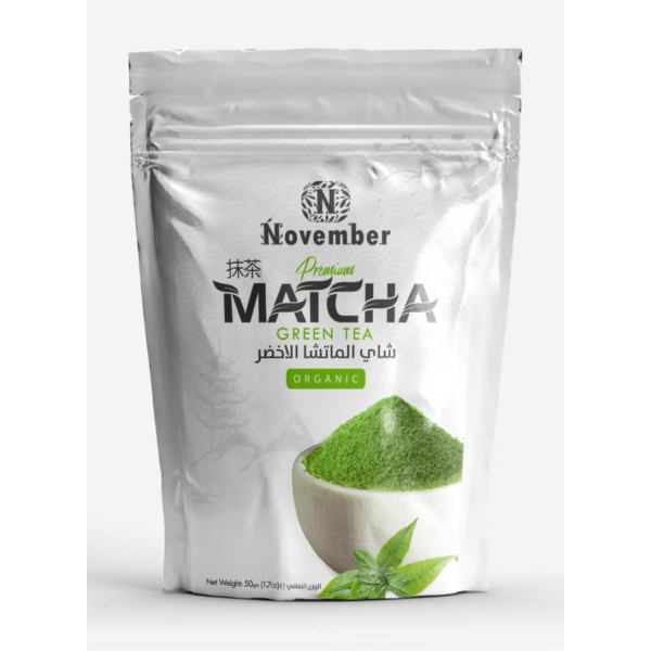 Premium Organic Matcha, Pure Green Tea Powder  50