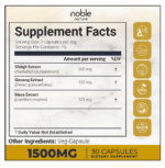 Shilajit Extract, 1500mg, 30 Veg Capsules - Pure Himalayan with Ginseng and Maca for Strength, Stamina and Power, Concentrated Extract Formula Supplement for Men - Image 3