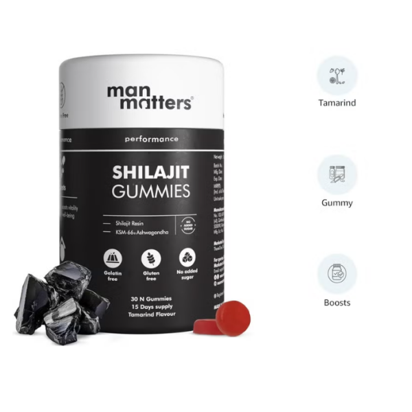 Man Matters Shilajit Gummies Pack of 30