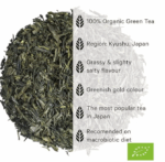 Organic Japanese Genmaicha Green Tea, Mixture of Sencha leaves & Organic Roasted Brown Rice, Butter-Sweet Flavour, Aid Digestion, Rich in Anti Oxidants,Drink with Meals,60gm - Image 4