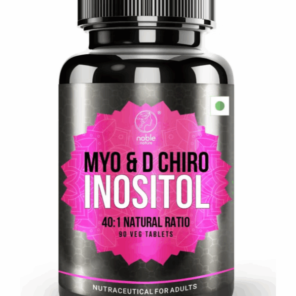 Myo & D-Chiro Inositol, Natural 40:1 Ratio - 90 Veg Tablets for PCOS Balance